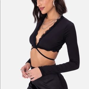 Major IOS Hillson Wrap Crop Top